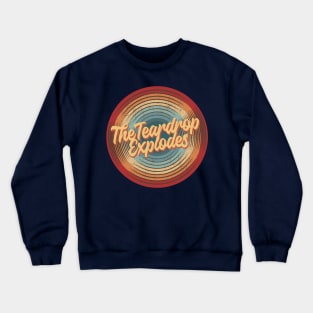 The Teardrop Explodes Vintage Circle Crewneck Sweatshirt